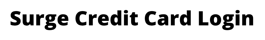 Surge Credit Card Login